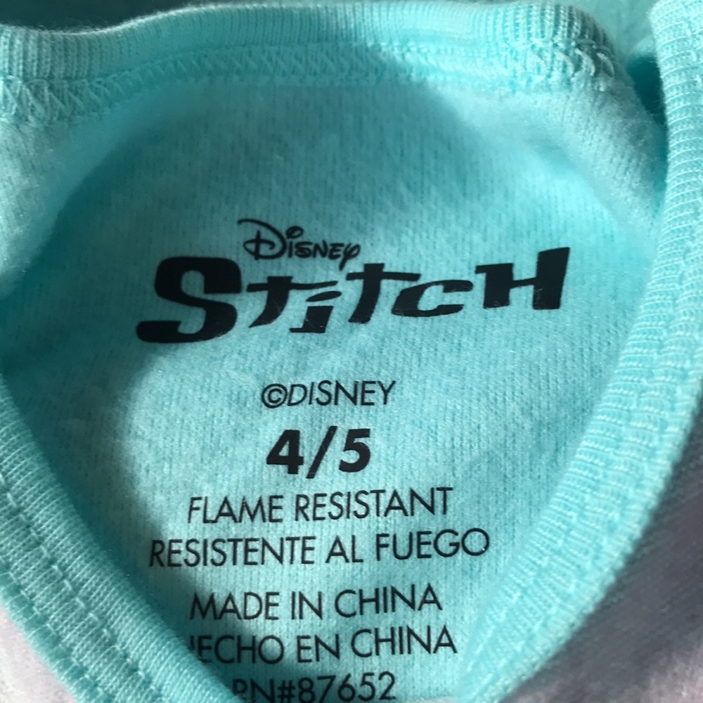 NWT Stitch Flannel Pajama Set - 2 Piece (Disney) - Picture 4 of 5